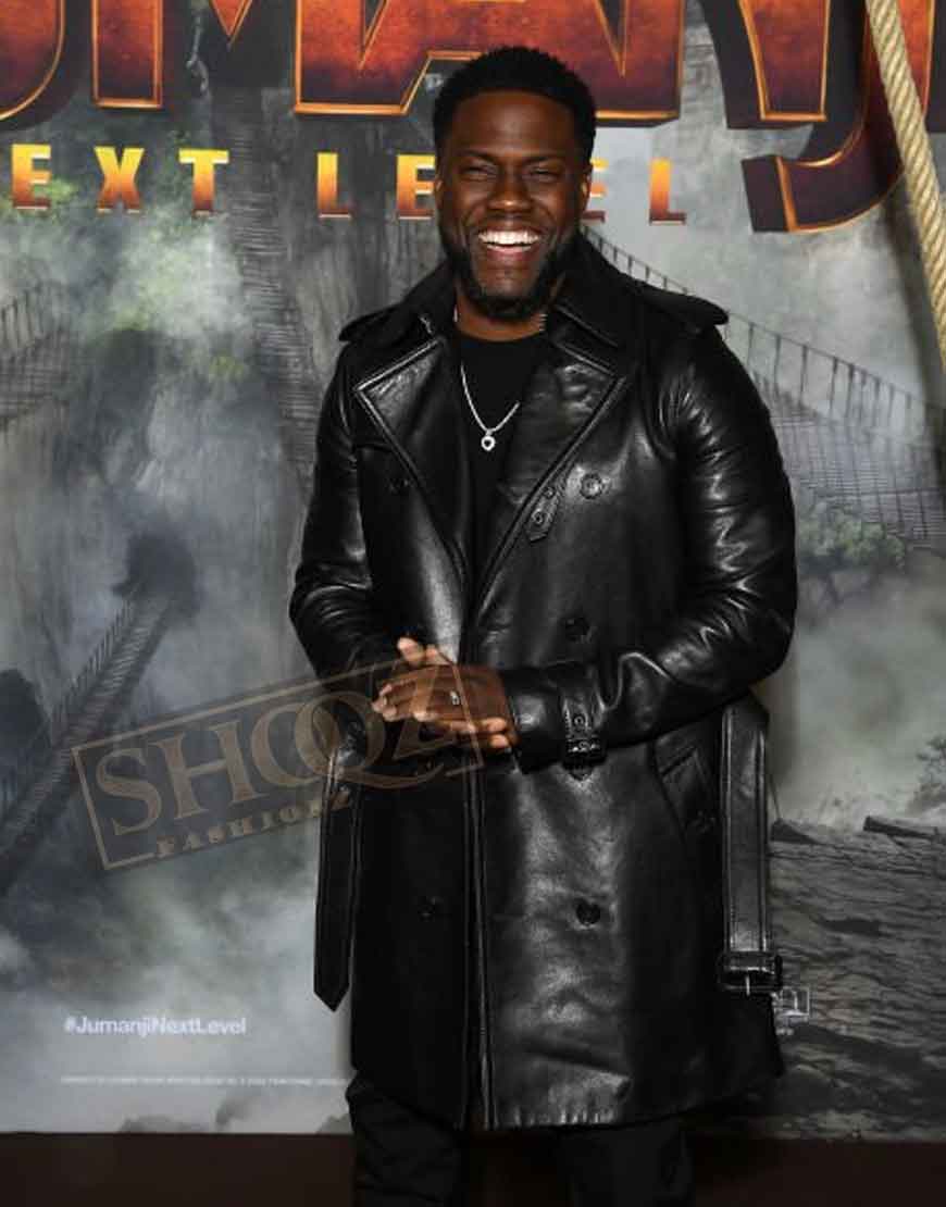 Jumanji The Next Level Kevin Hart Premiere Leather Coat